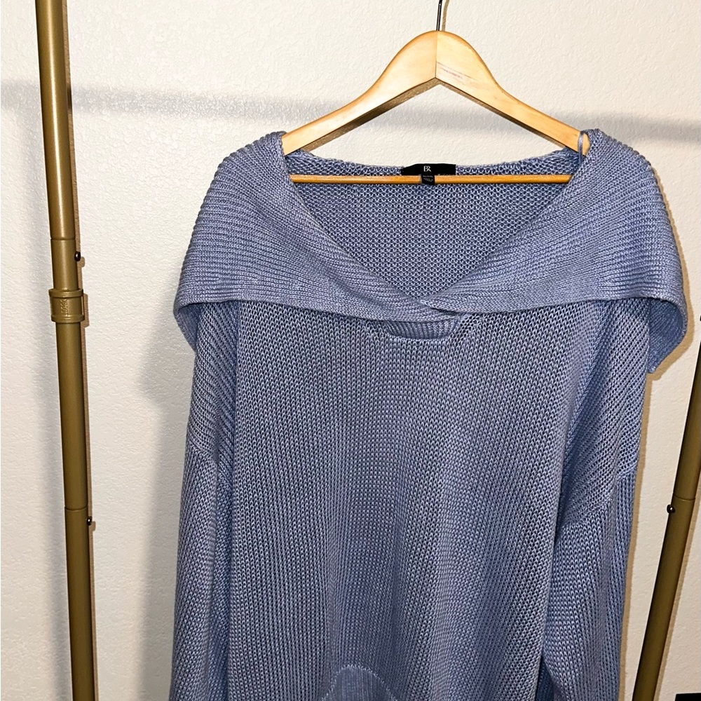 EUROPEAN LINEN SAILOR SWEATER - Passion Flower Blue | Banana Republic (XL/XXL)